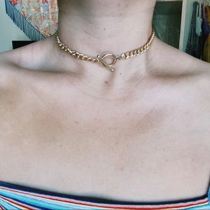 Gold choker
